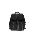 Black Recycled Polyamide Backpack