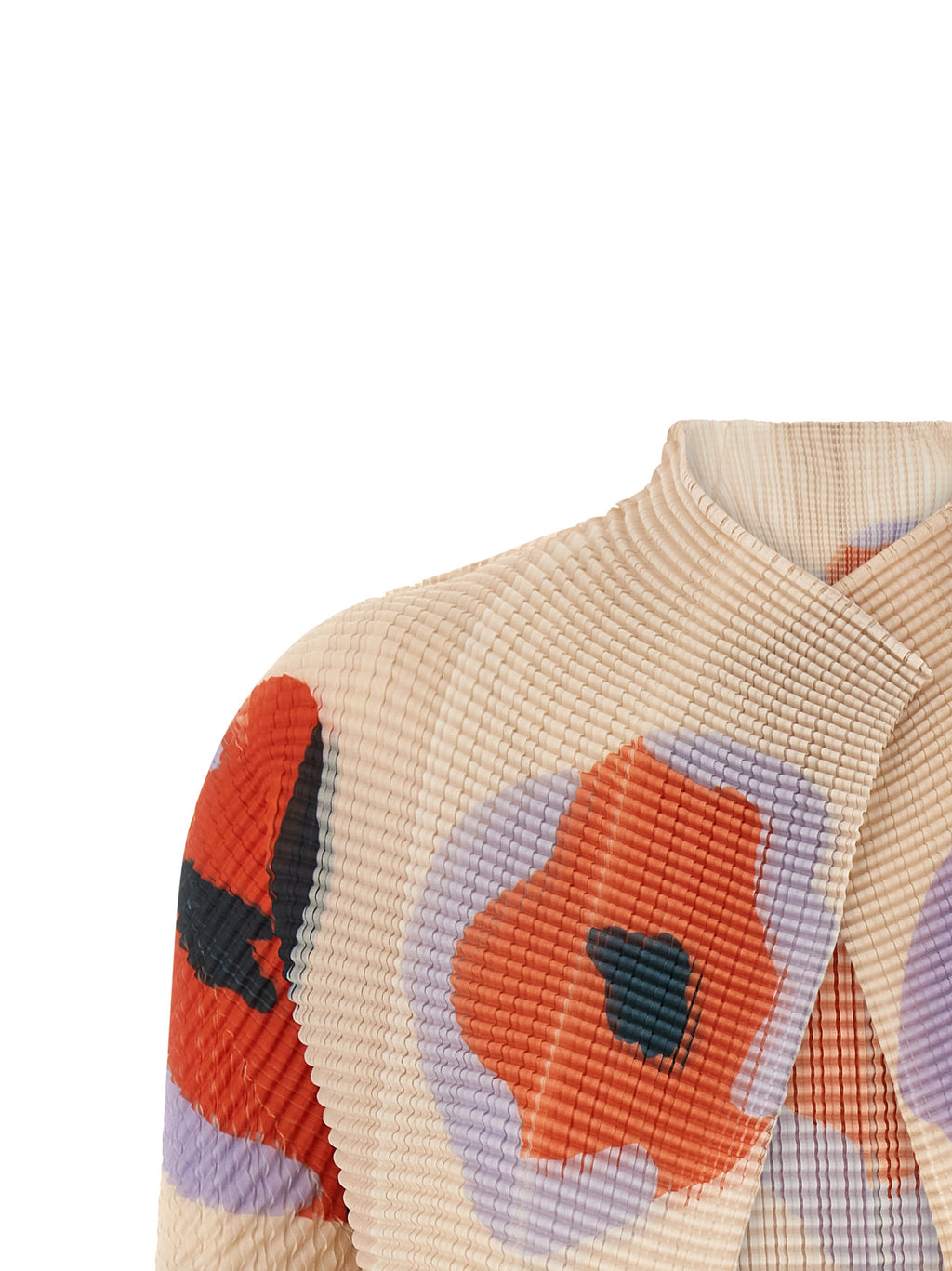 Beige Polyester Cardigan