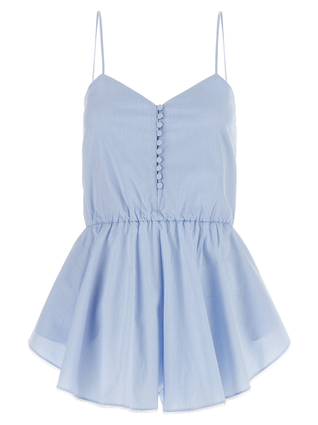 Blue Cotton Rompers