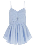 Blue Cotton Rompers