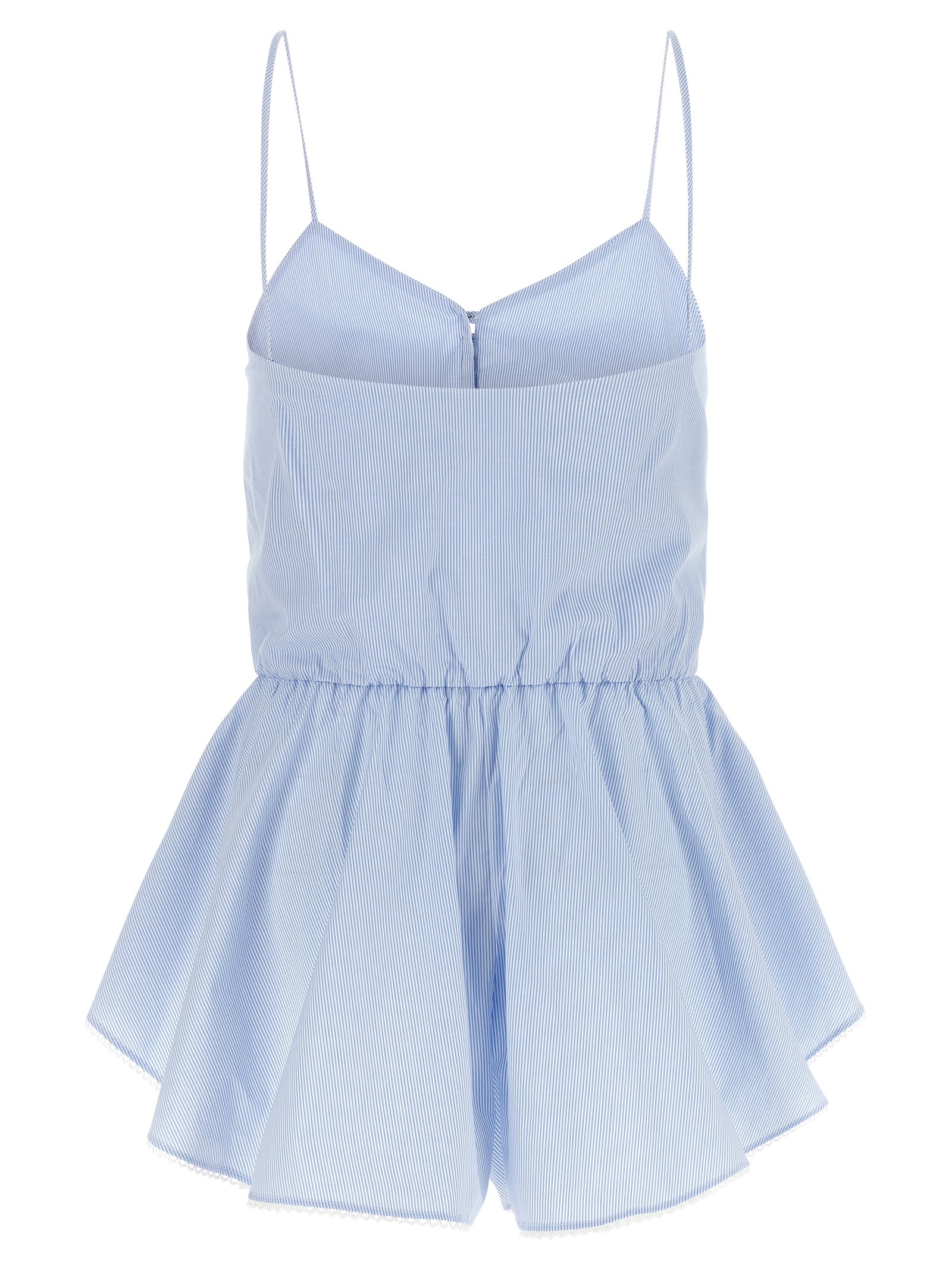 Blue Cotton Rompers