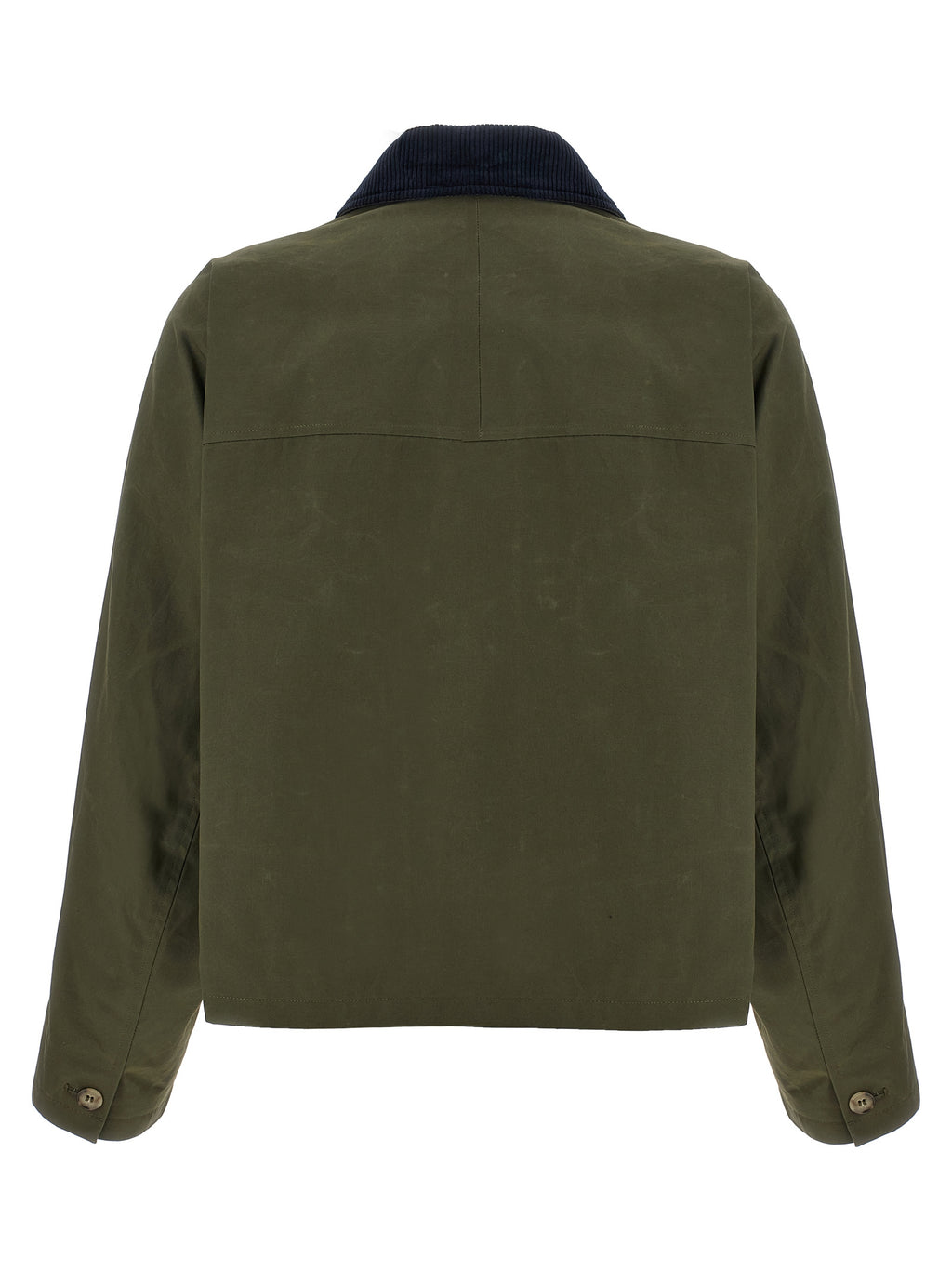 Bicolor Cotton Shell Jacket