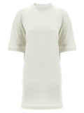 Gray Cotton Short Dress