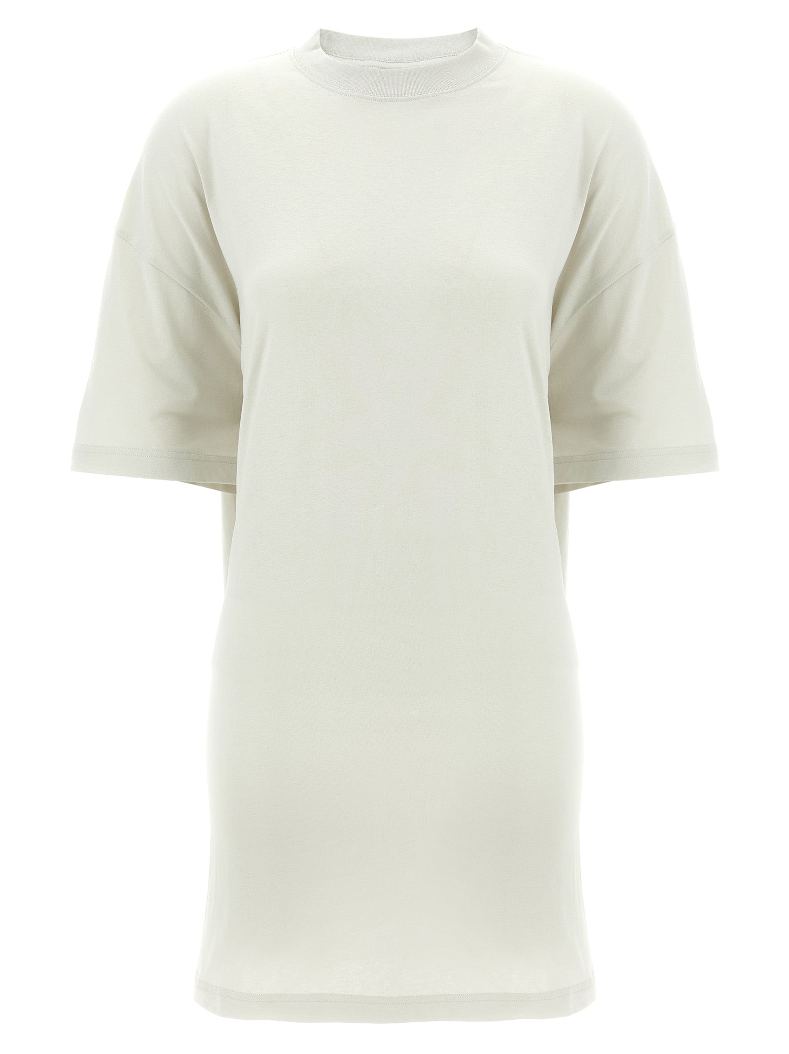 Gray Cotton Short Dress