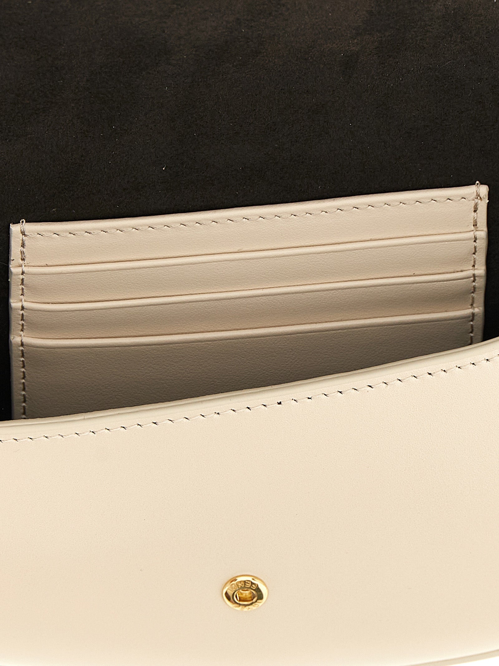 Beige Calfskin Cardholder