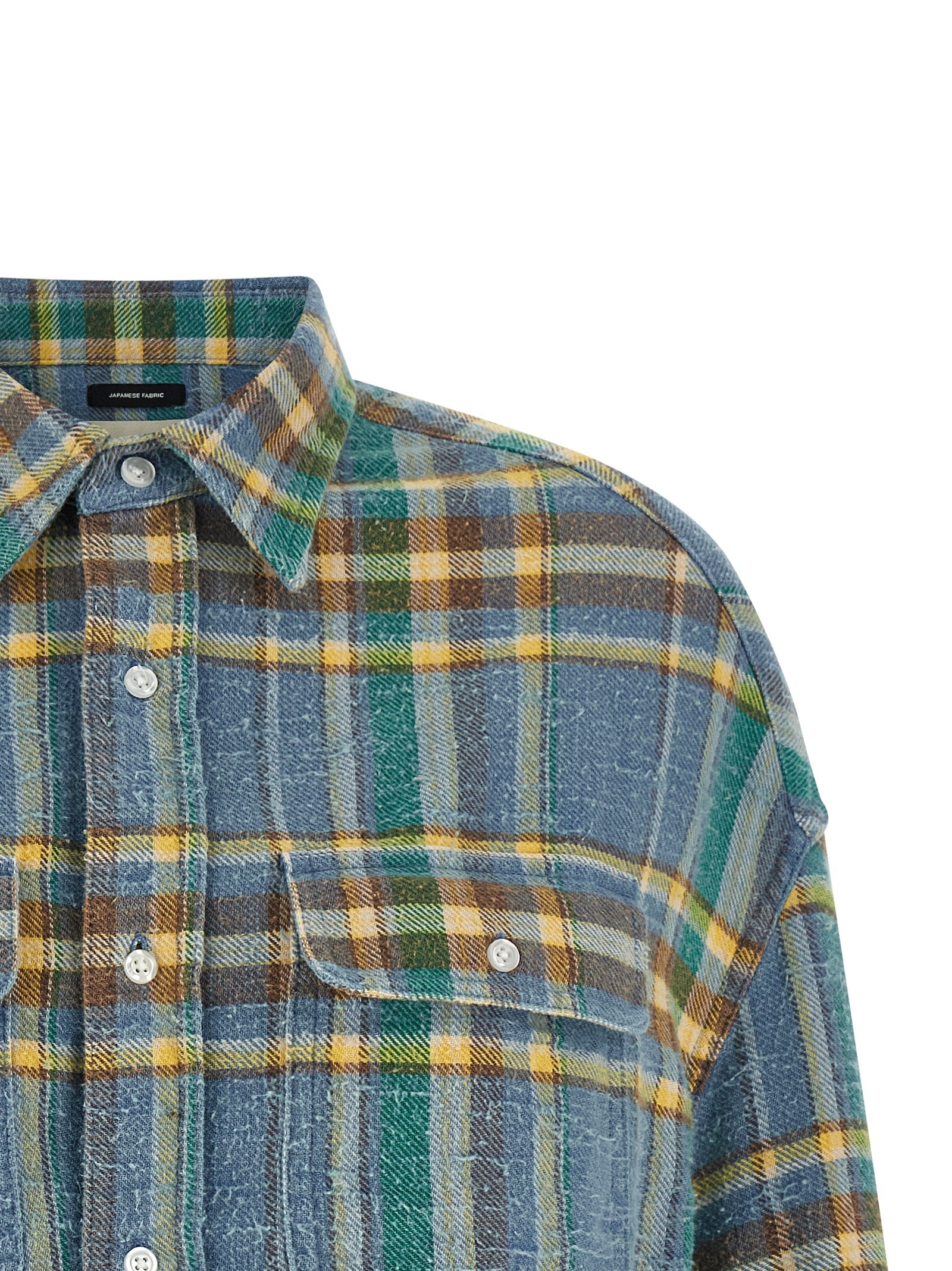 Blue Cotton Blouse