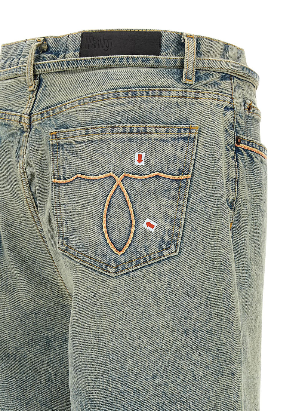 Blue Cotton Bermuda Shorts