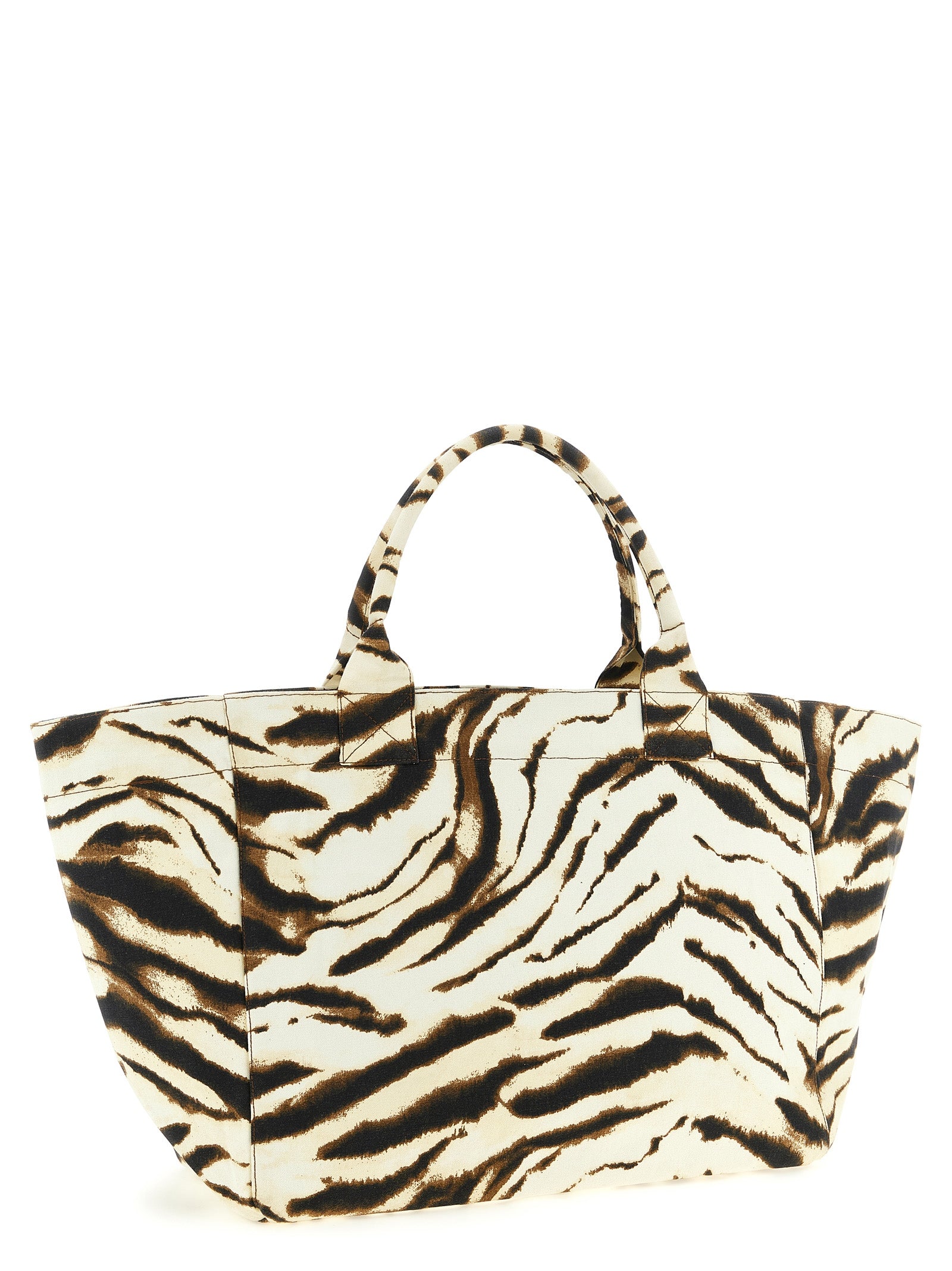 Beige Recycled Cotton Tote Bag