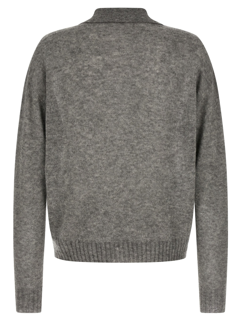 Gray Cashmere Cardigan