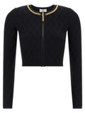 Black Viscose Cardigan