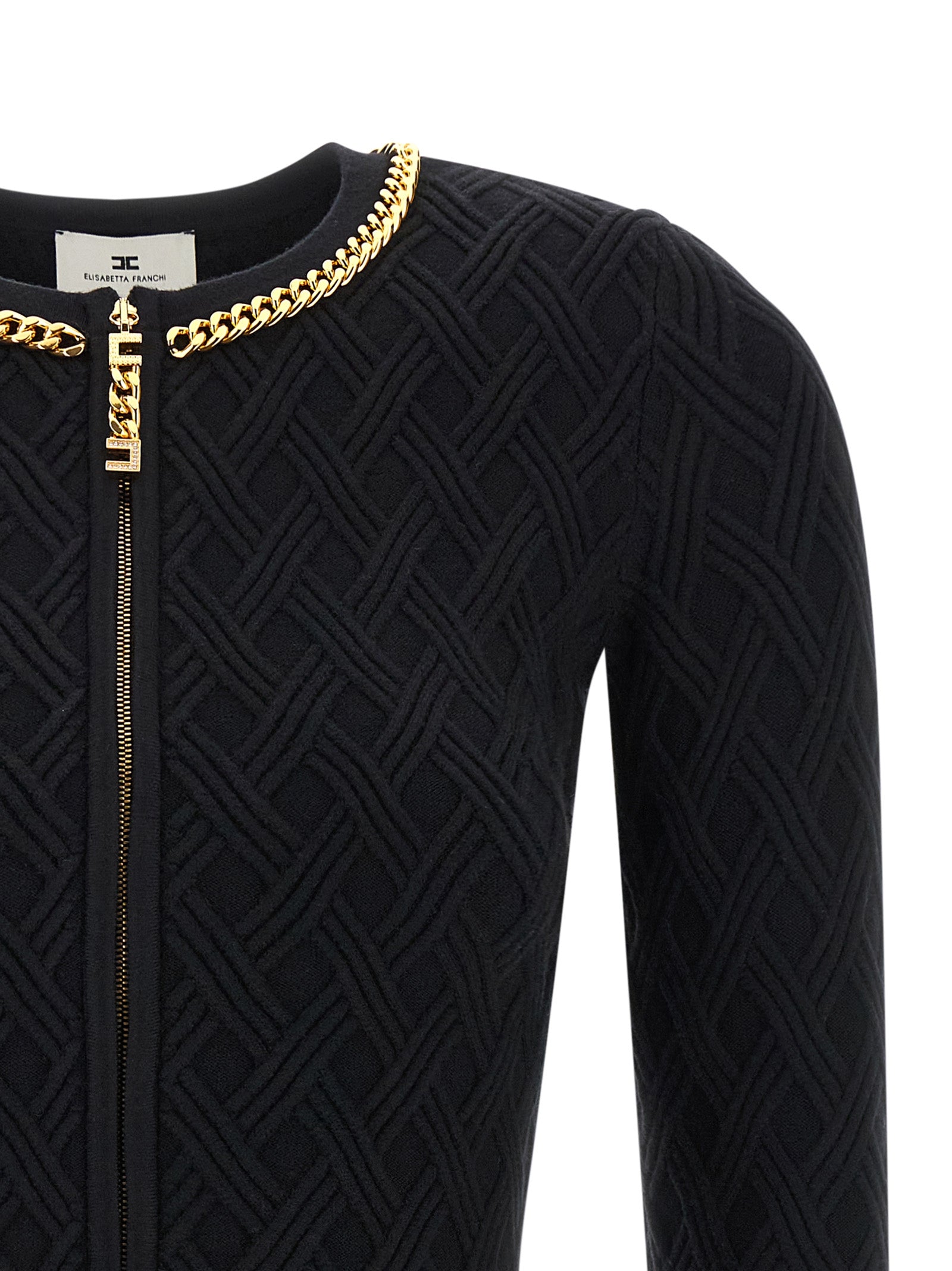Black Viscose Cardigan
