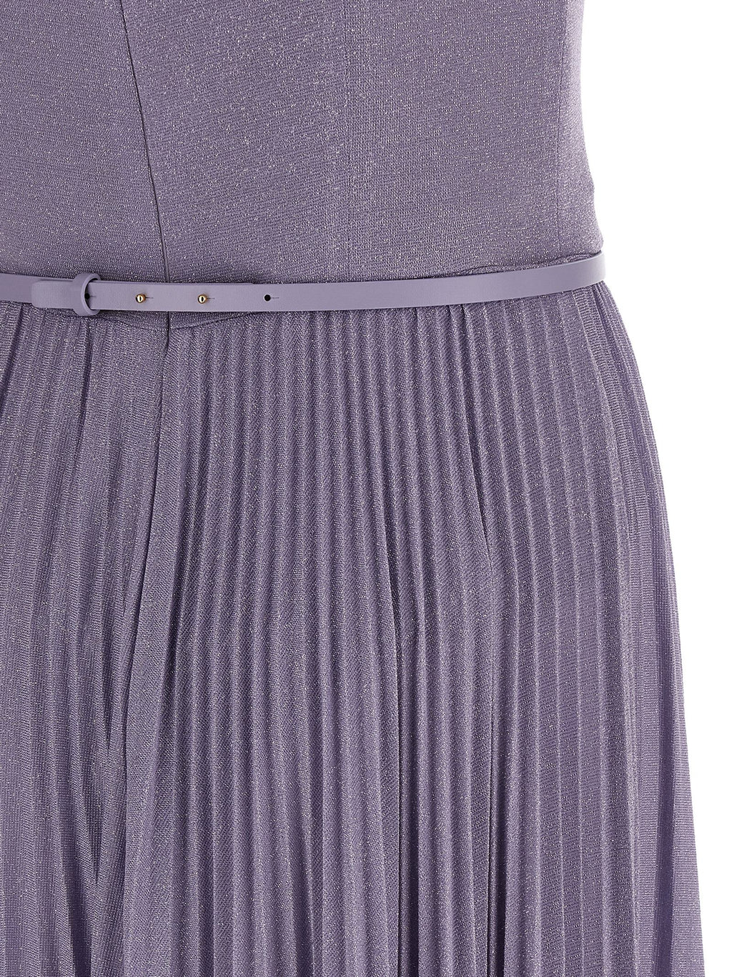Purple Viscose Long Dress