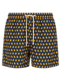 Multicolor Polyester Swim Shorts