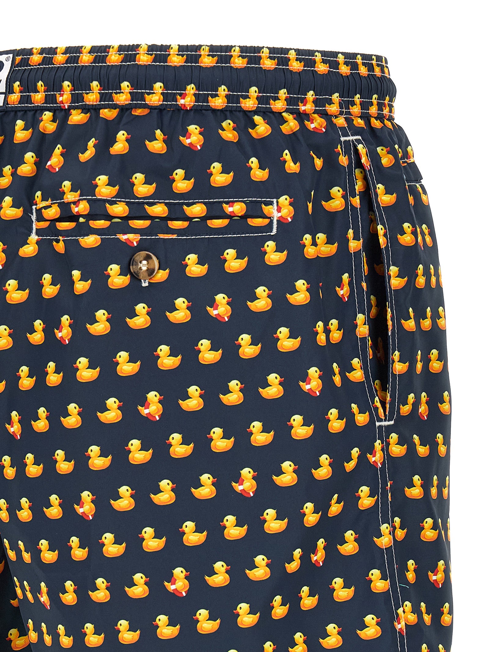 Multicolor Polyester Swim Shorts