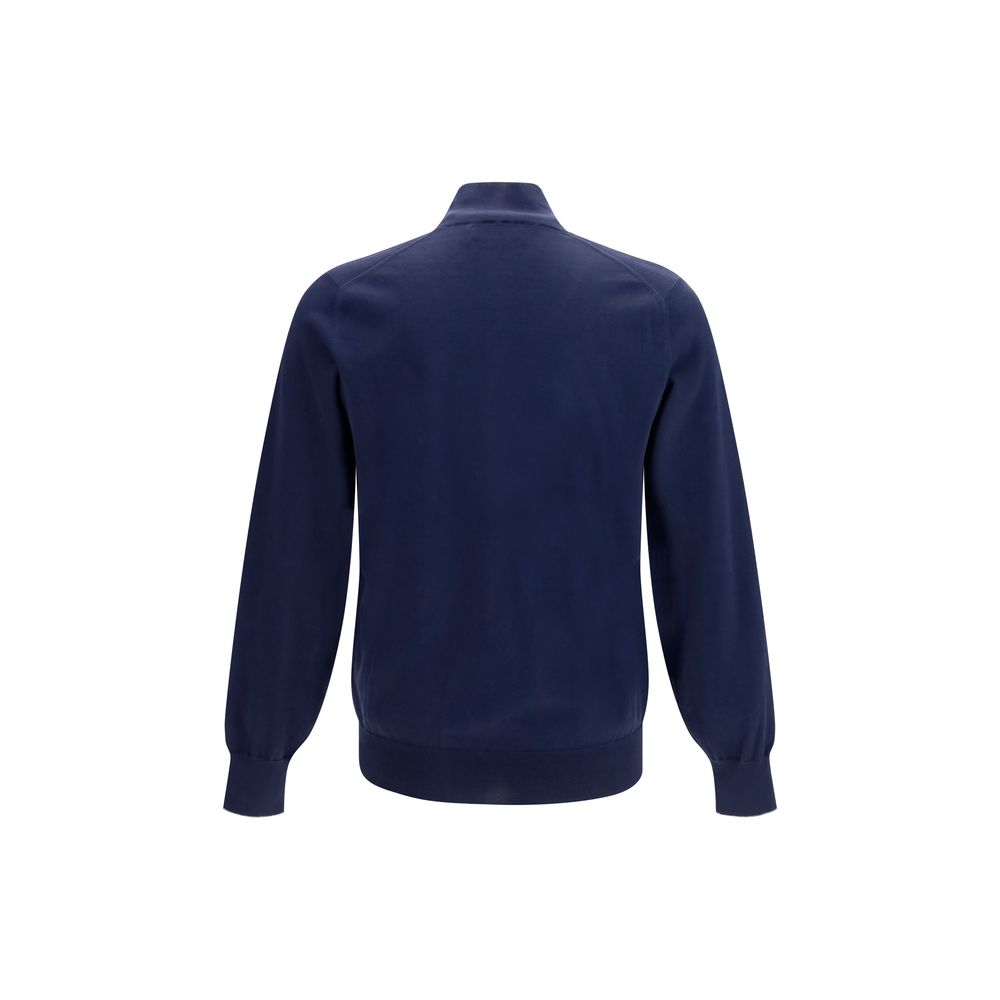 Blue Cotton Cardigan