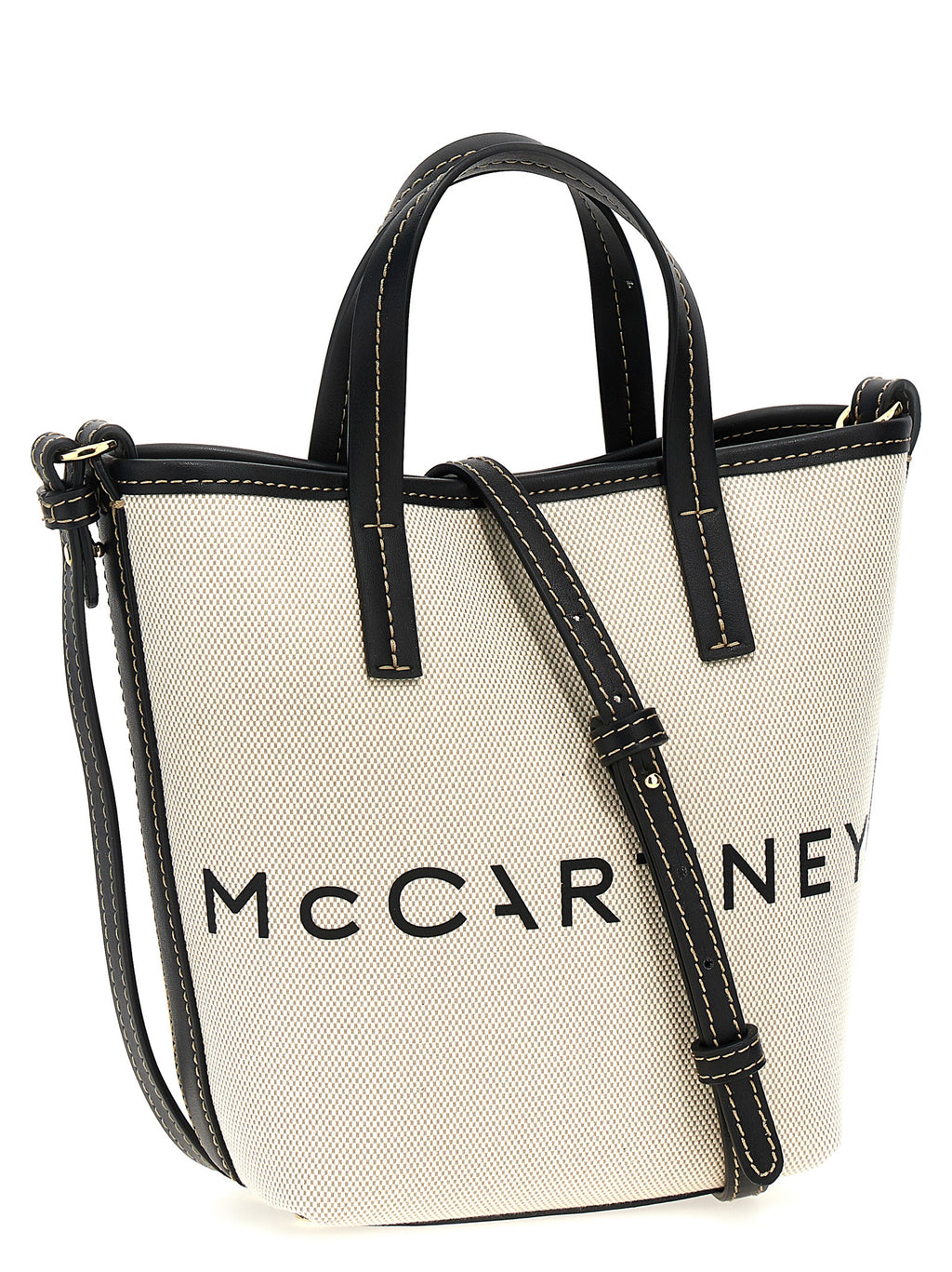 Beige Polyamide Tote Bag
