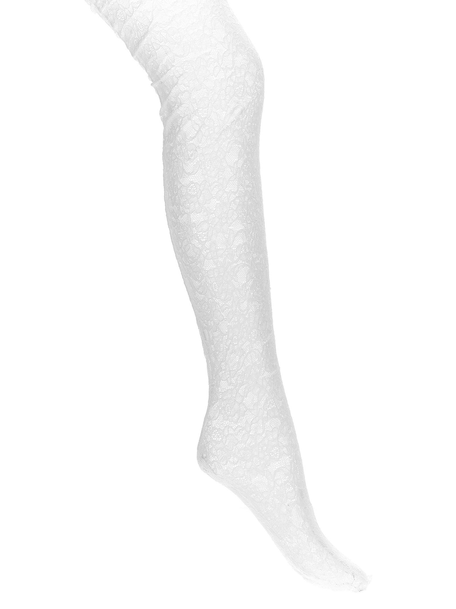 White Polyamide Socks