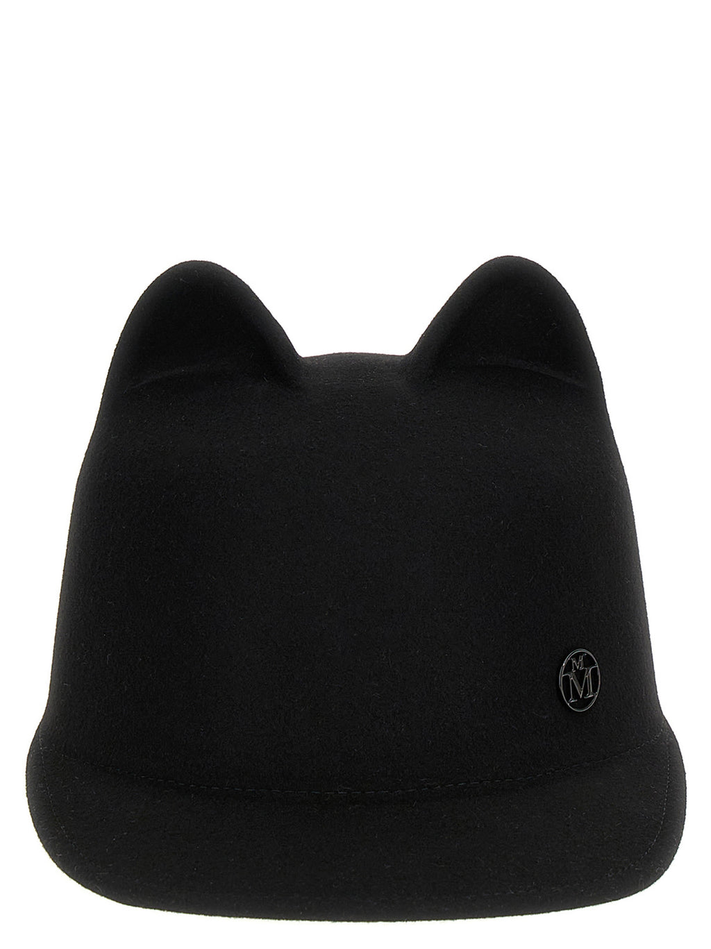 Black Rabbit Fur Cap (Baseball Hat)