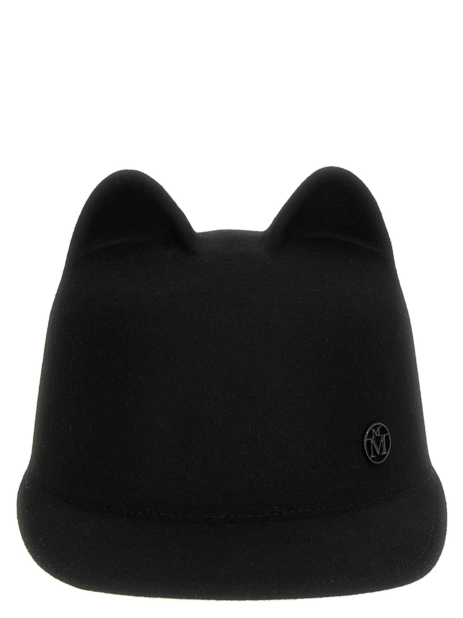 Black Rabbit Fur Cap (Baseball Hat)