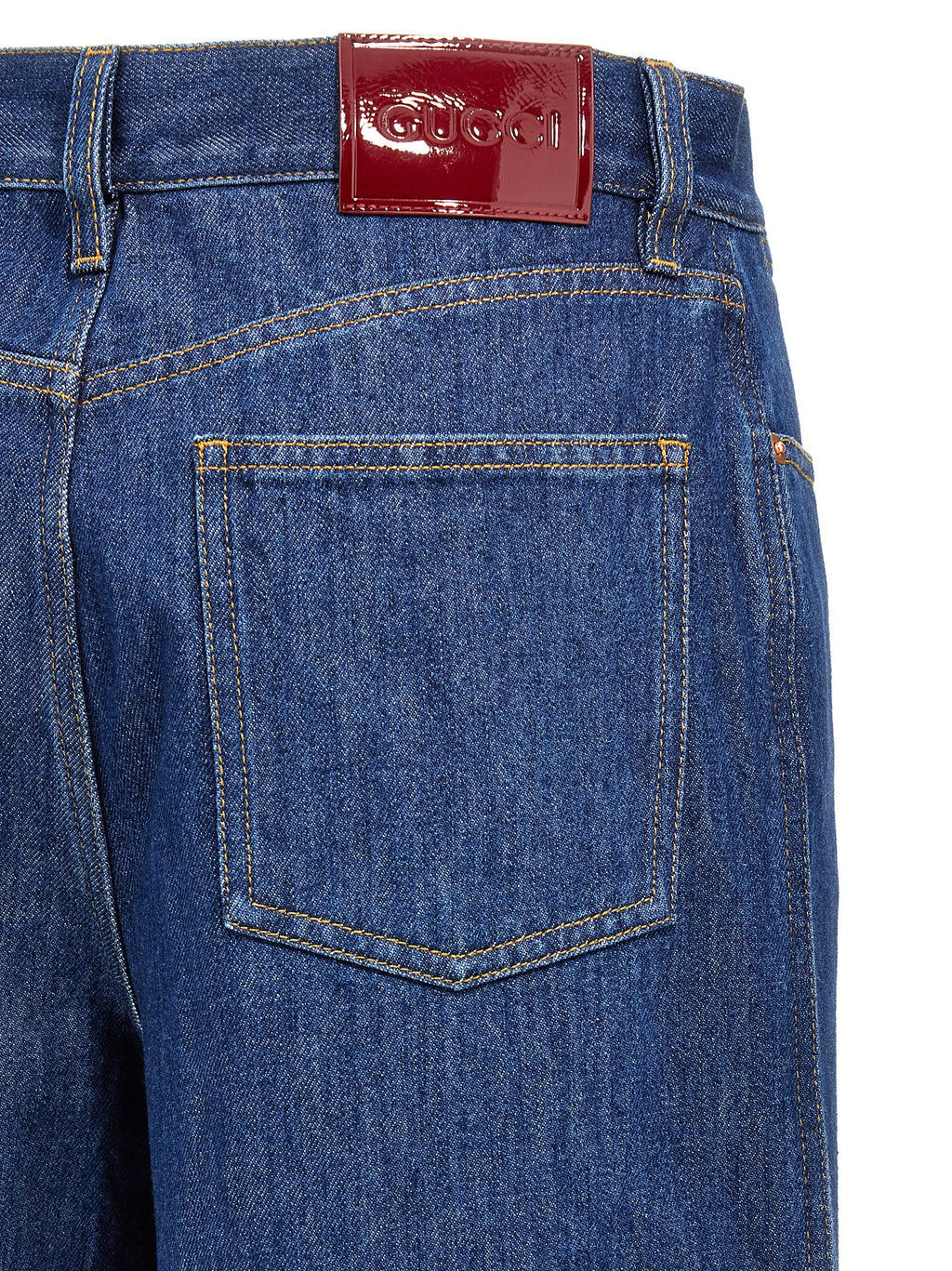 Blue Cotton Relaxed Fit Jeans