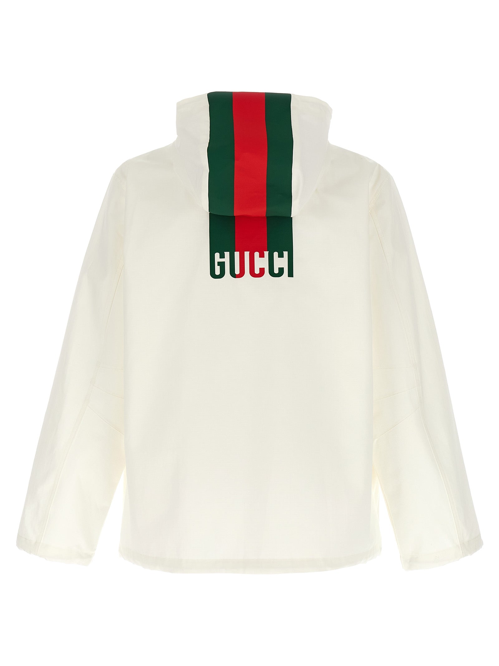 White Cotton Shell Jacket