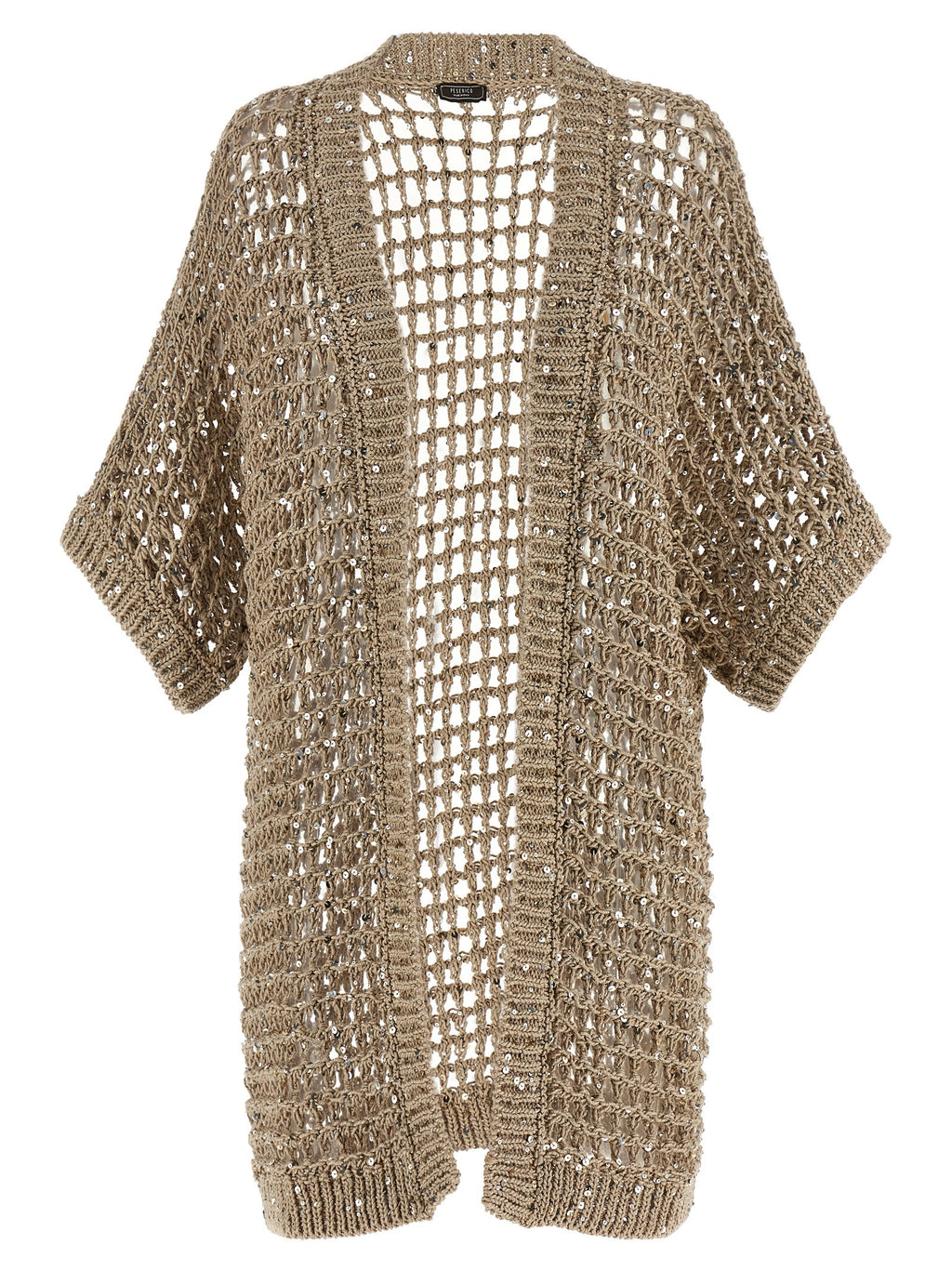 Beige Cotton Cardigan