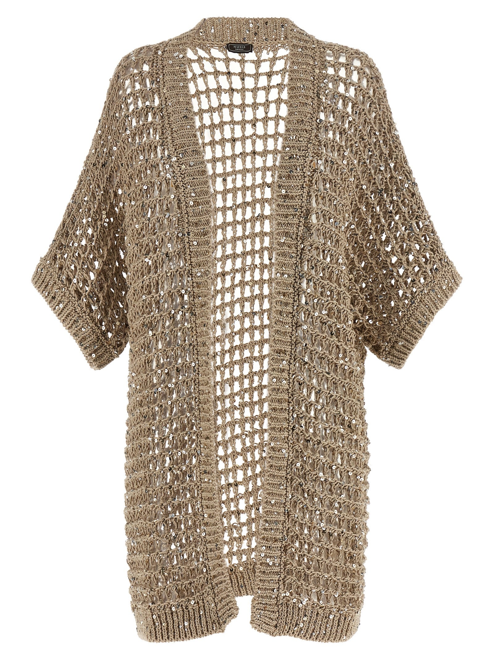 Beige Cotton Cardigan