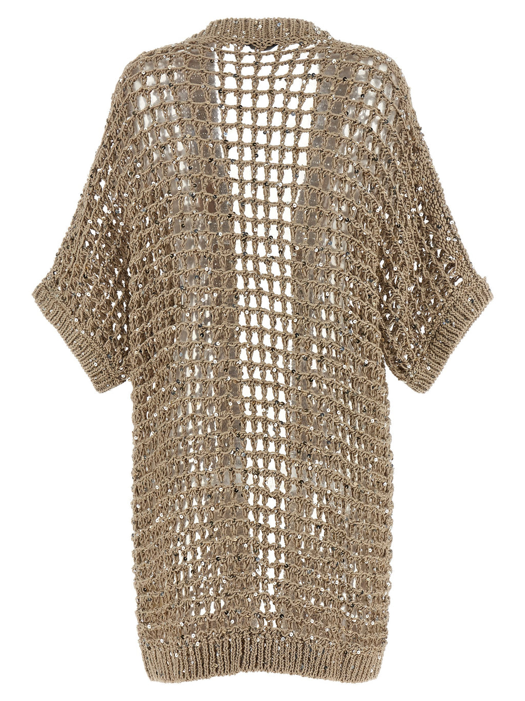 Beige Cotton Cardigan