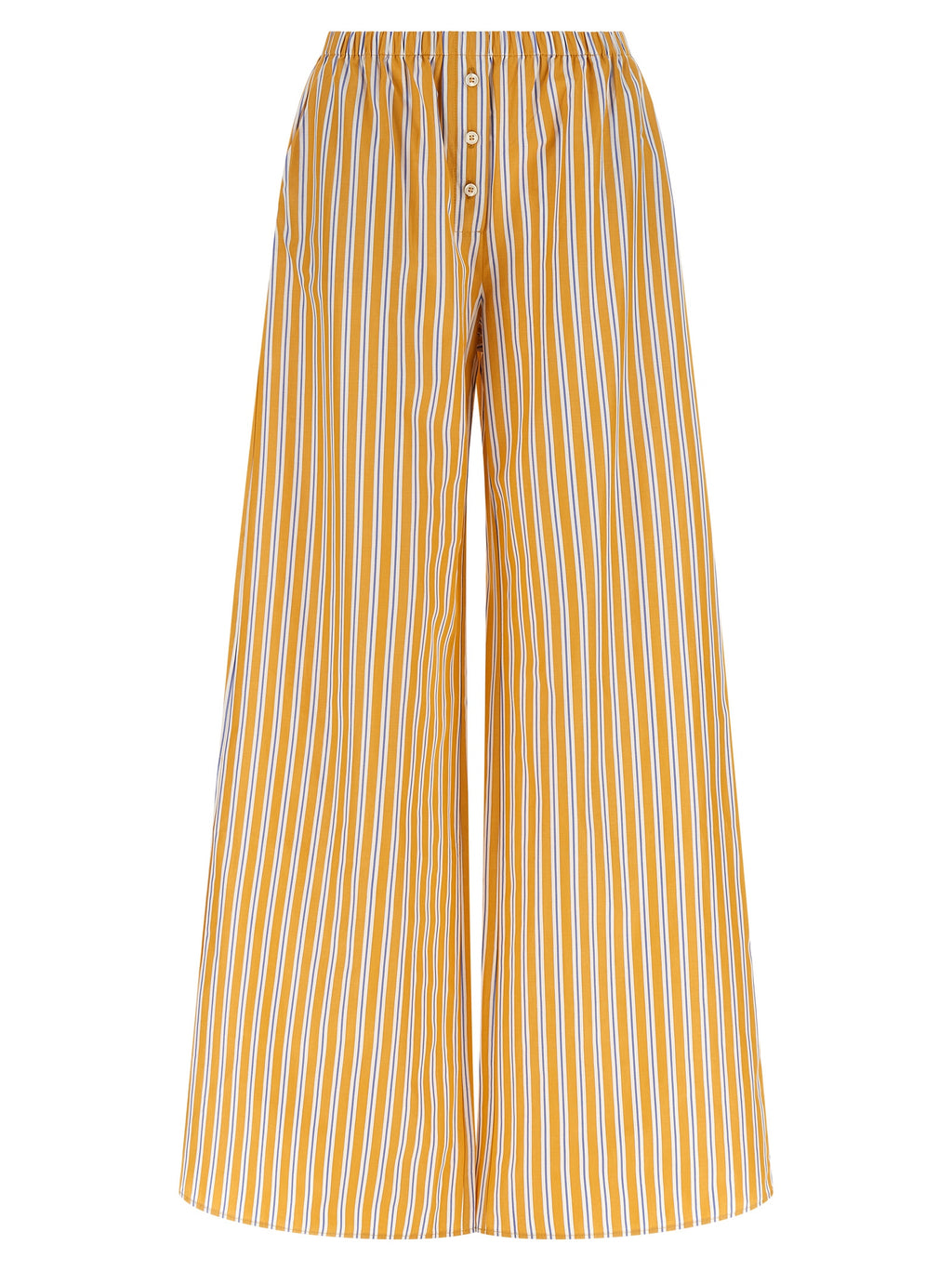 Bicolor Cotton Casual Pants