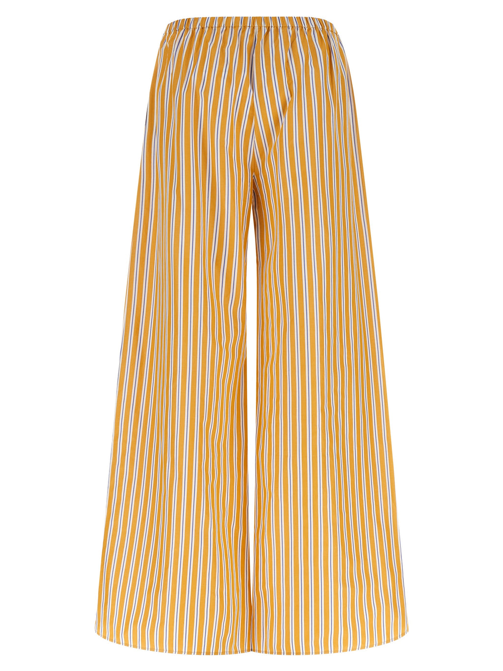 Bicolor Cotton Casual Pants