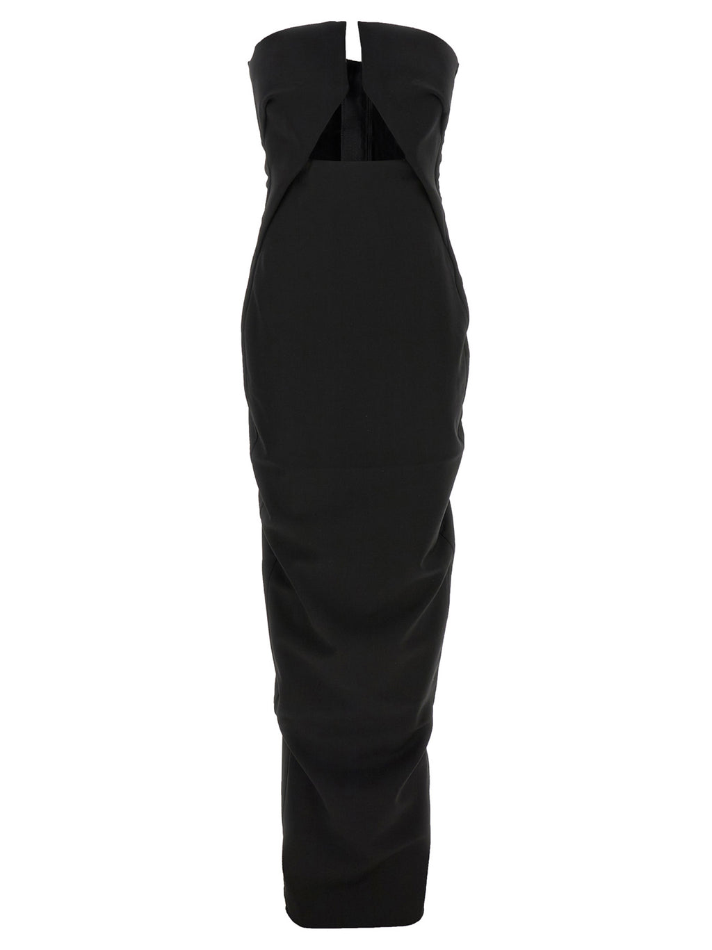 Black Wool Long Dress