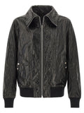 Black Lamb Leather Leather Jacket