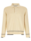 White Cotton Polo Shirt
