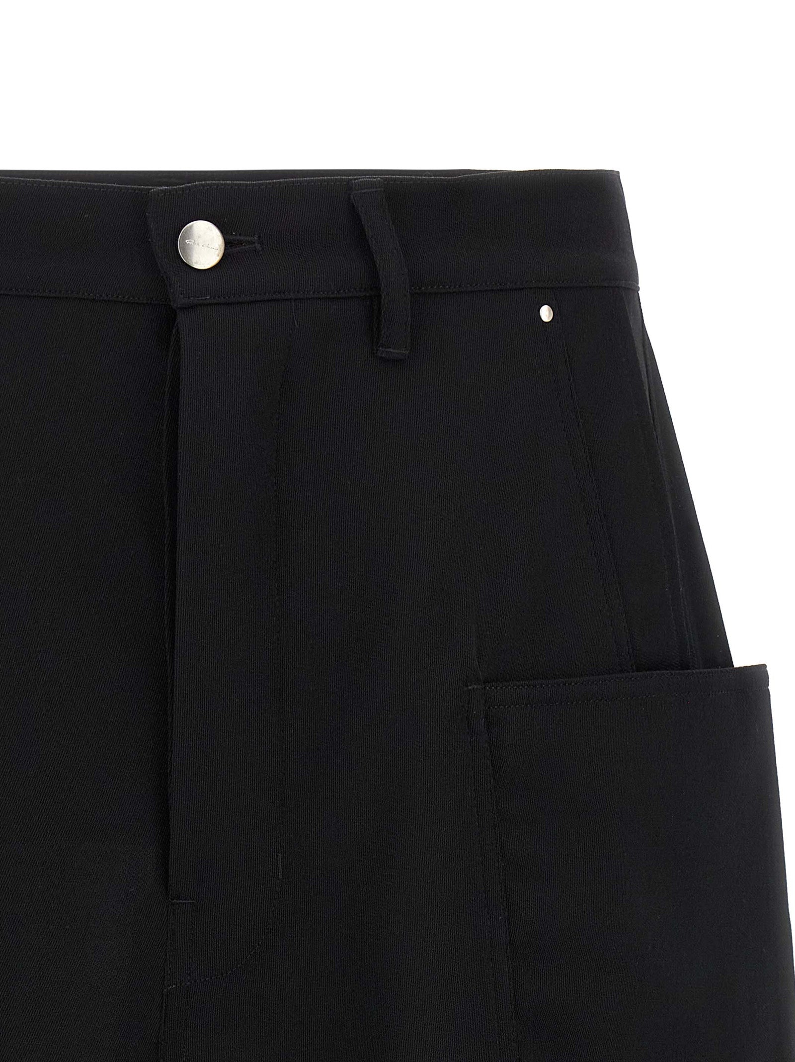Black Wool Bermuda Shorts