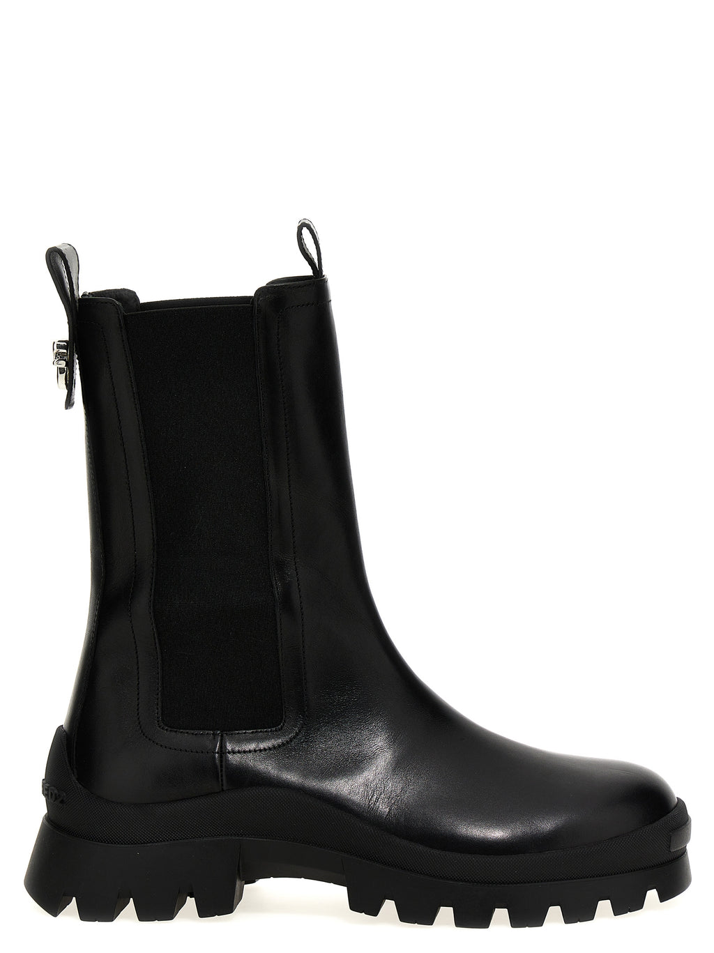 Black Calfskin Ankle Boots