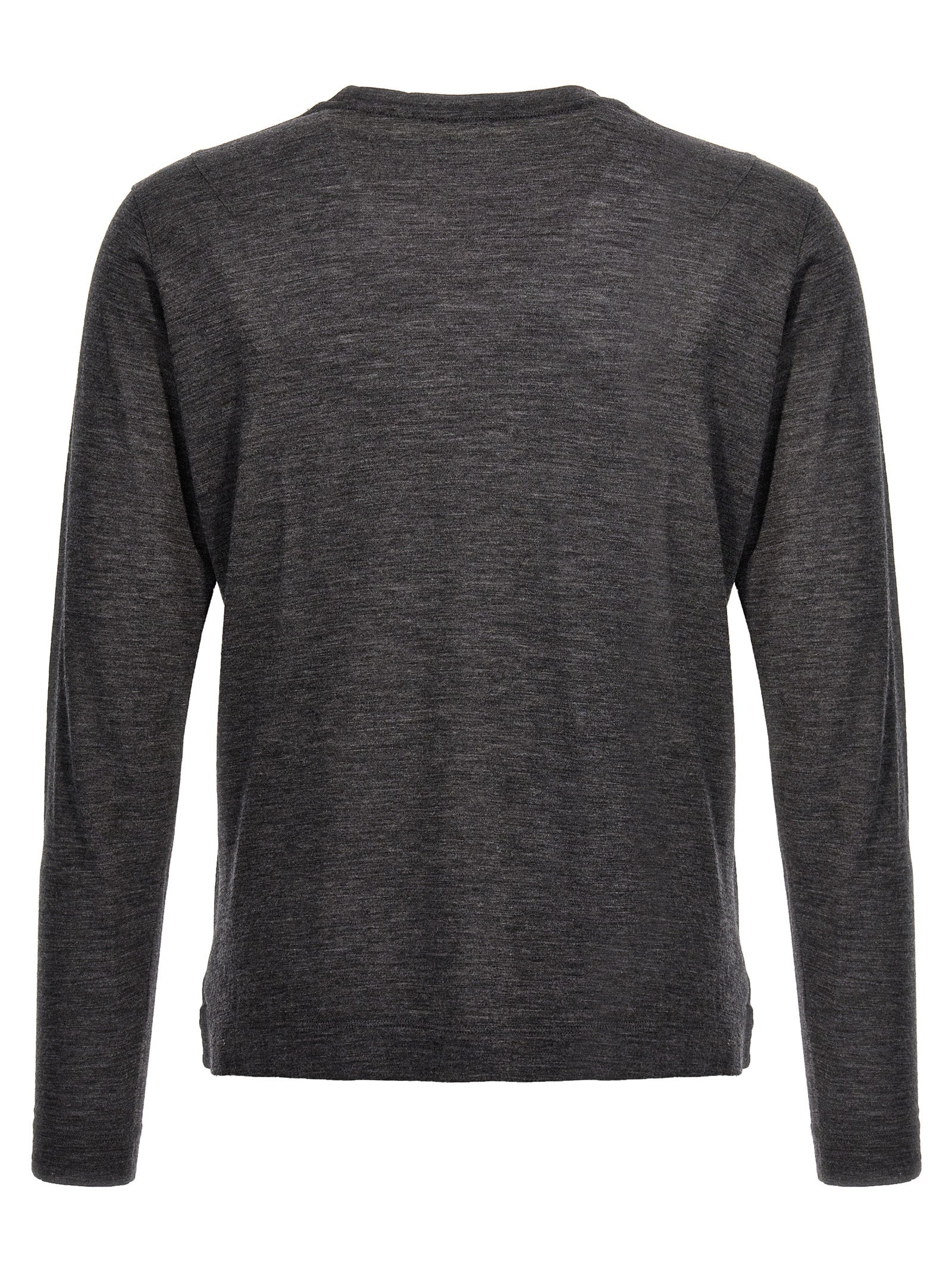 Gray Virgin Wool Cardigan