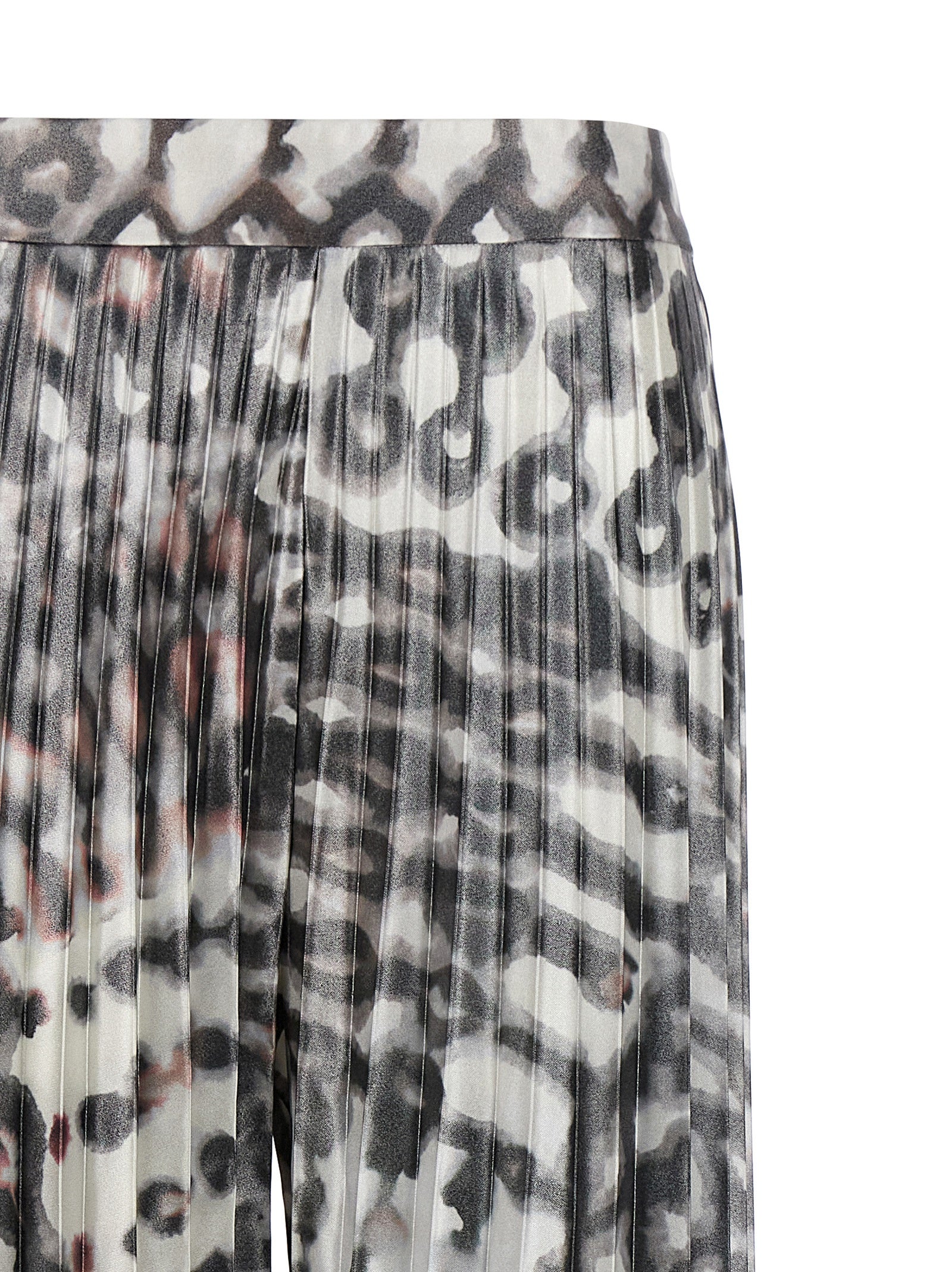 Multicolor Polyester Long Skirt