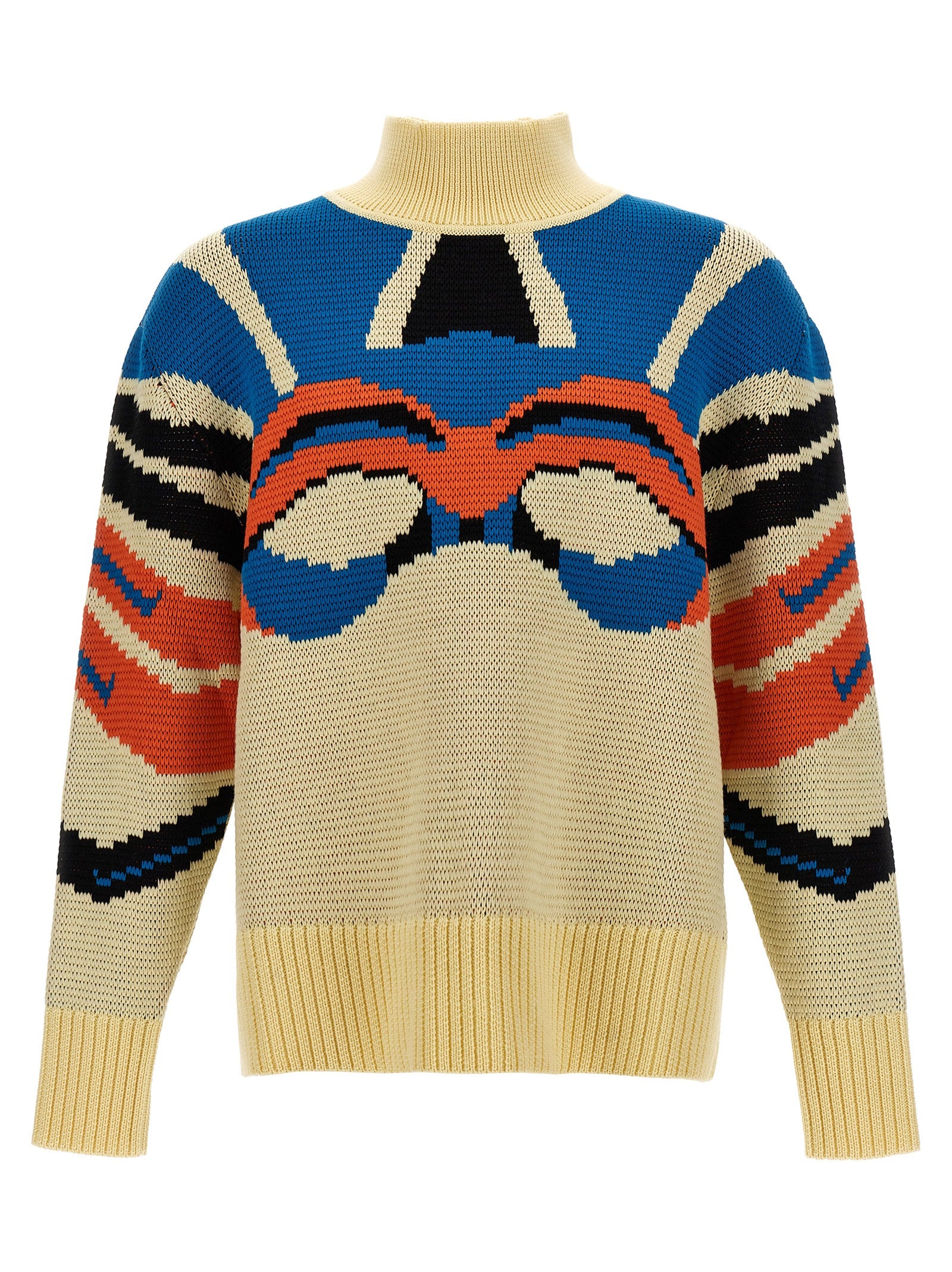 Multicolor Virgin Wool Cardigan