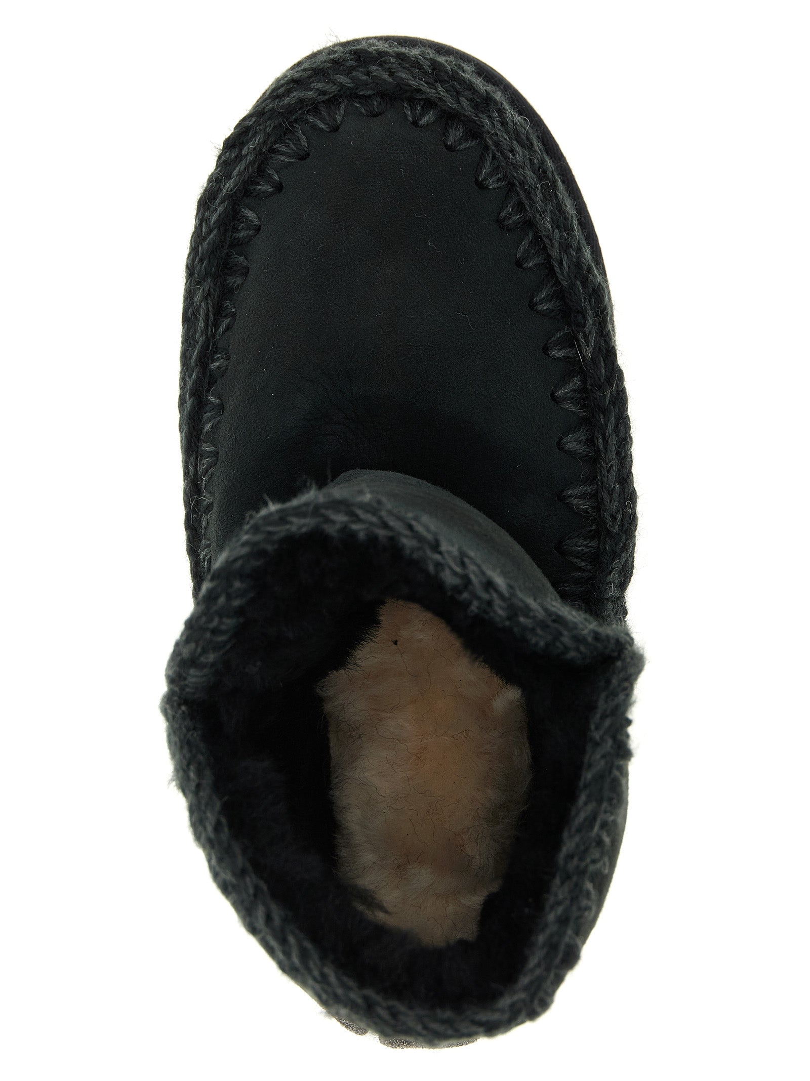Black Lambskin Ankle Boots