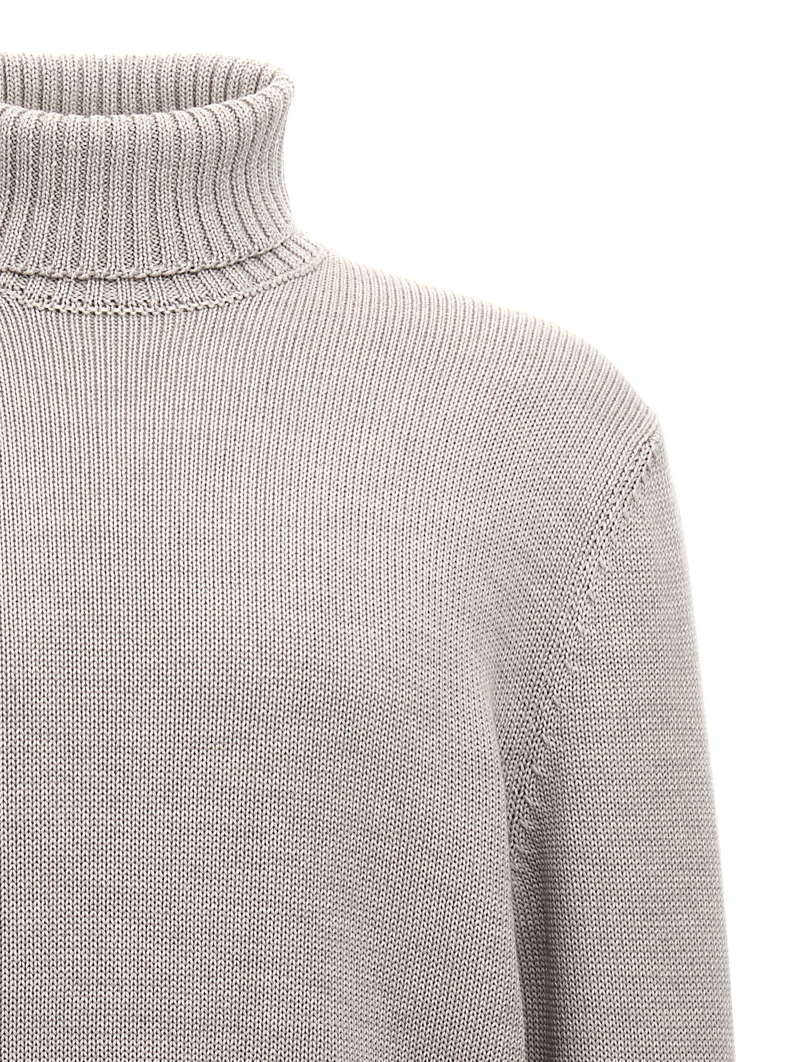 Gray Virgin Wool Cardigan