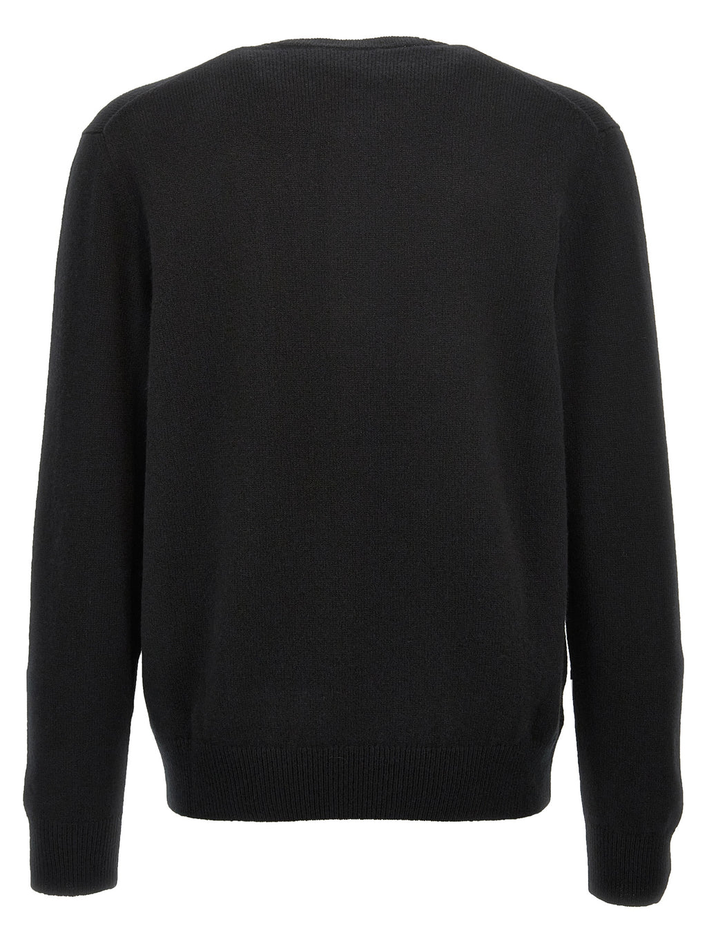 Black Virgin Wool Cardigan