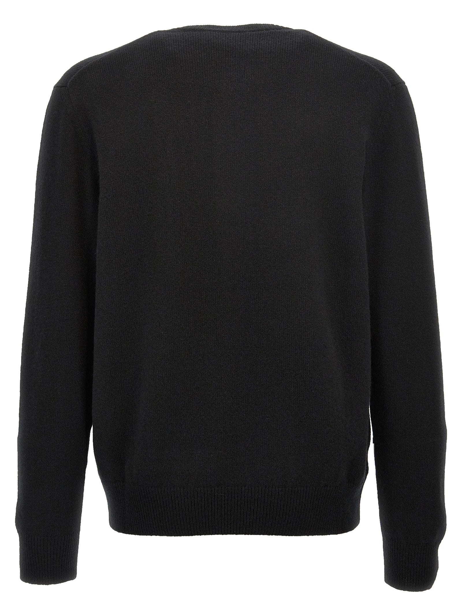 Black Virgin Wool Cardigan