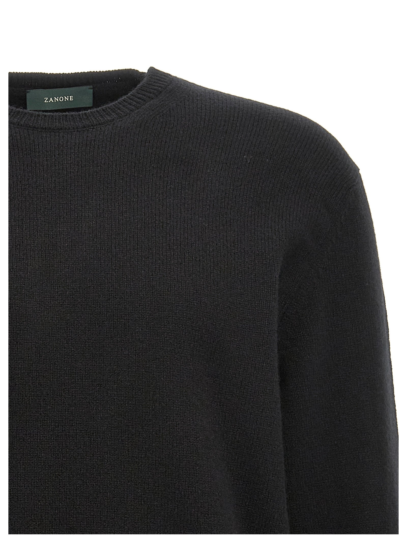 Black Virgin Wool Cardigan