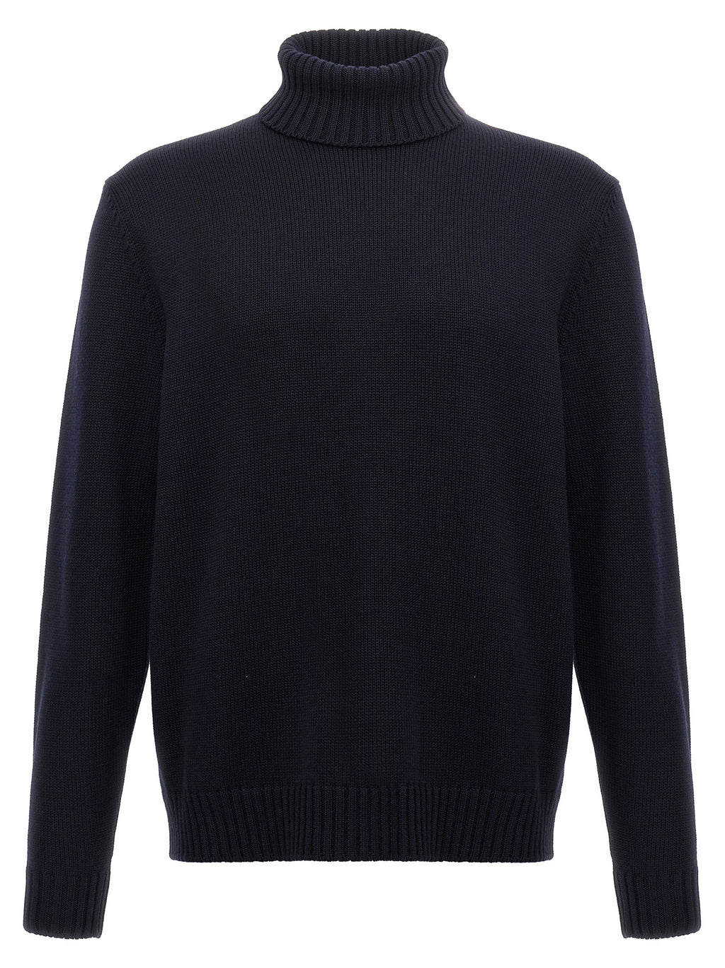 Blue Virgin Wool Cardigan