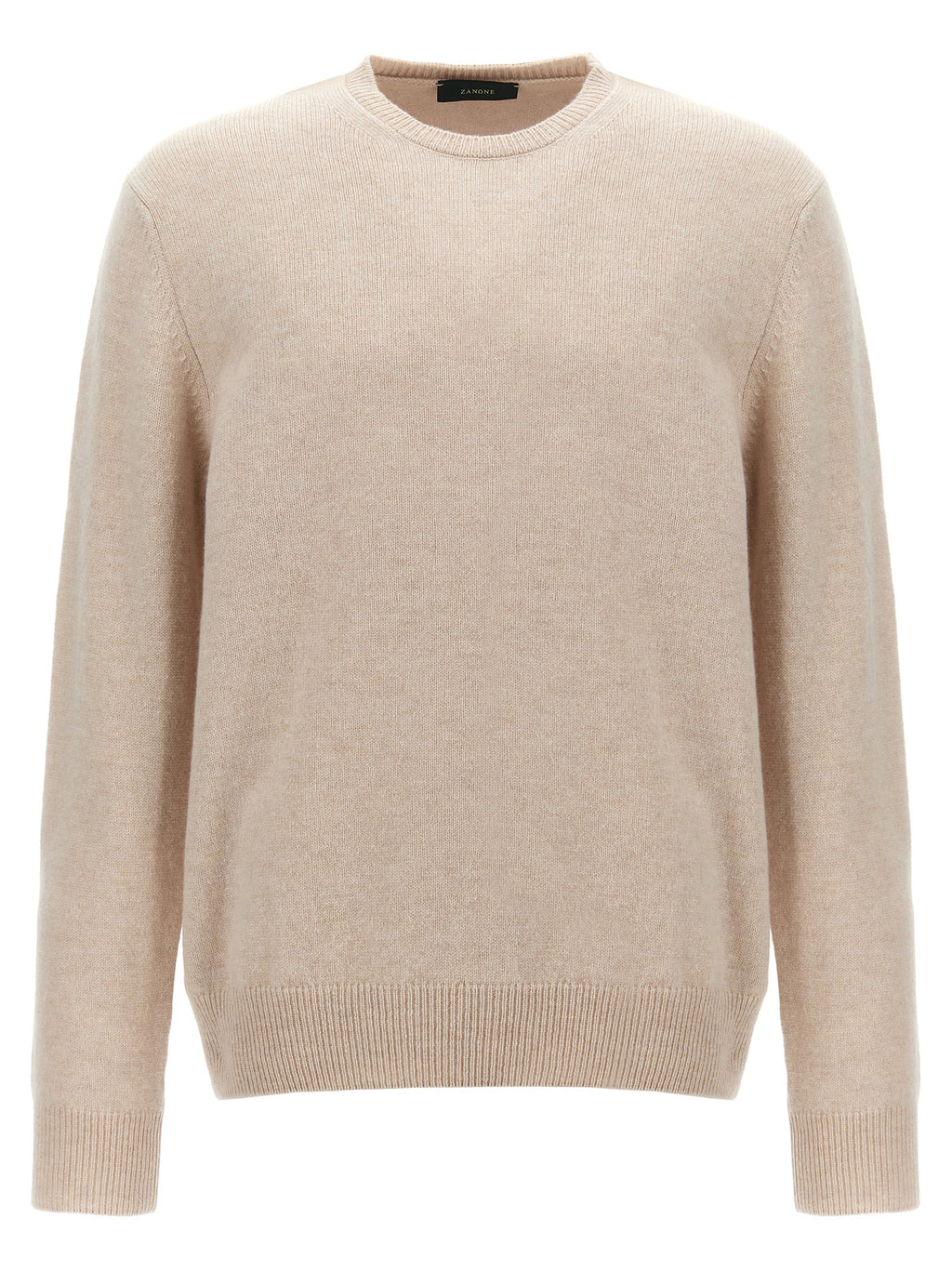 Beige Virgin Wool Cardigan