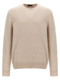Beige Virgin Wool Cardigan