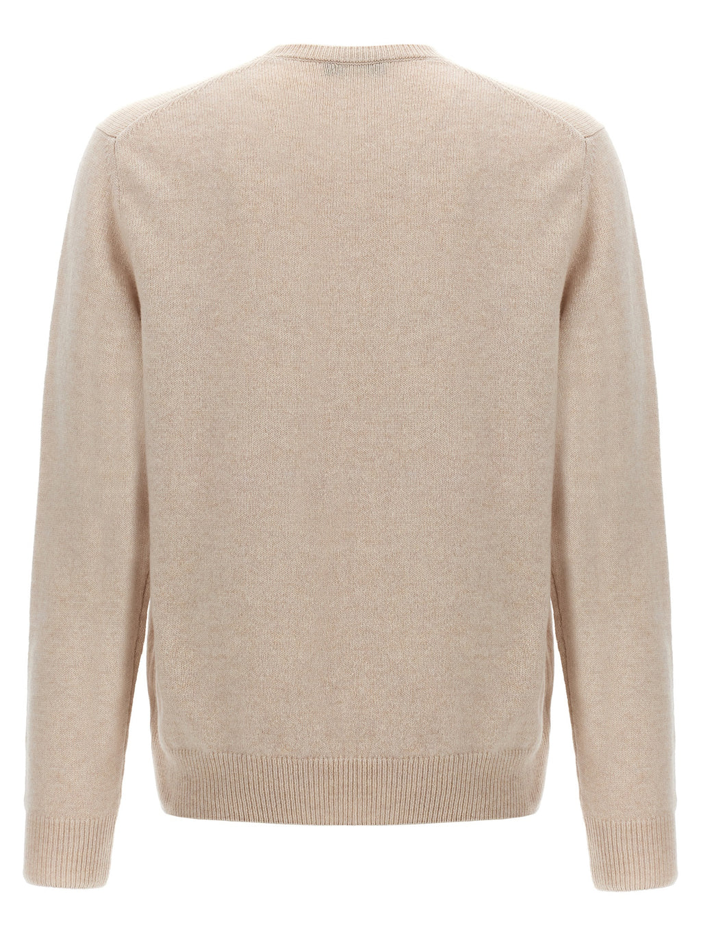 Beige Virgin Wool Cardigan