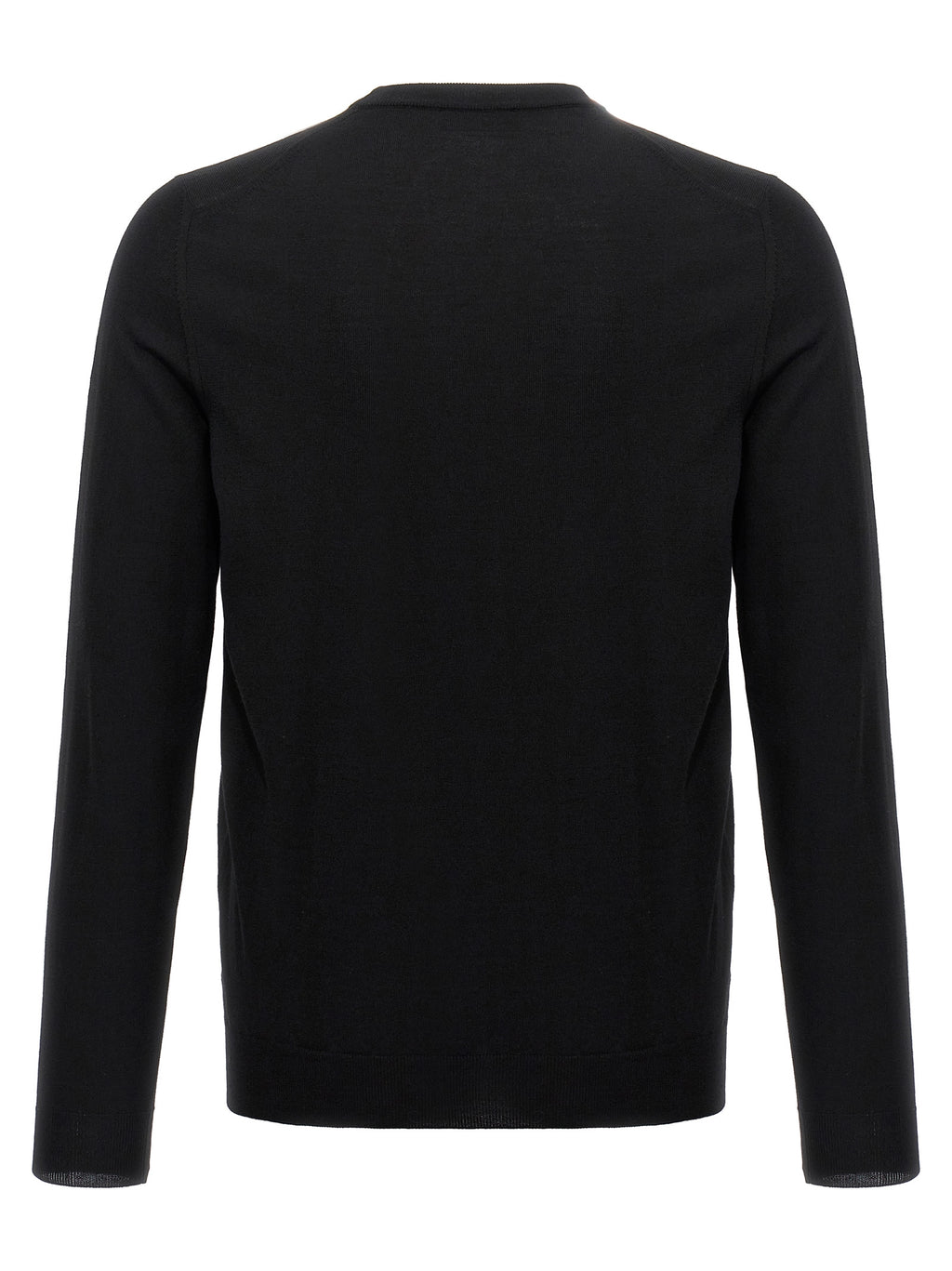 Black Virgin Wool Cardigan