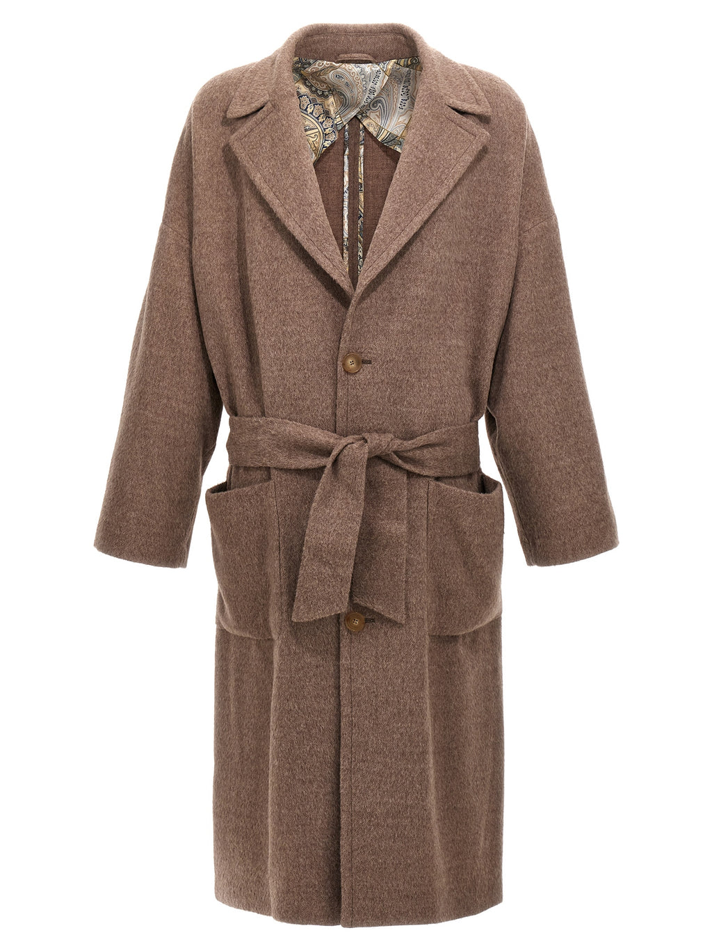 Beige Wool Coat