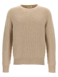 Beige Wool Cardigan